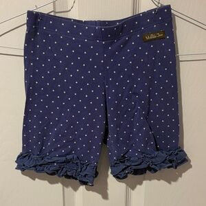 Matilda Jane Navy Polka Dot Ruffle Shorts